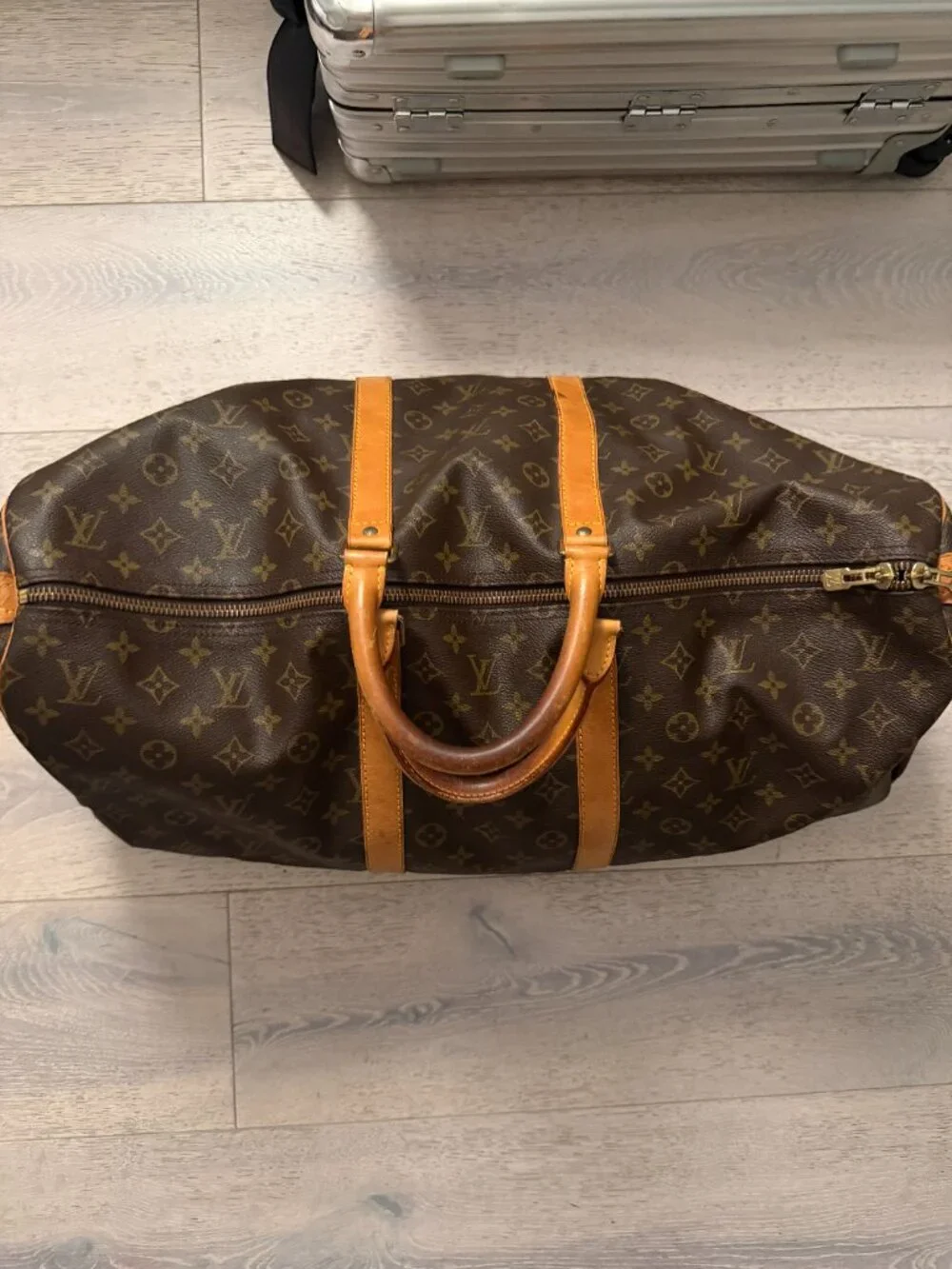 Louis Vuitton Keepall 55 Vintage Monogram Travel Duffle Bag